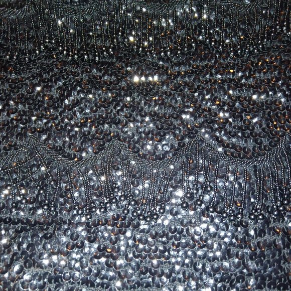 Hand Beaded Wool Top - Picture 3 of 4